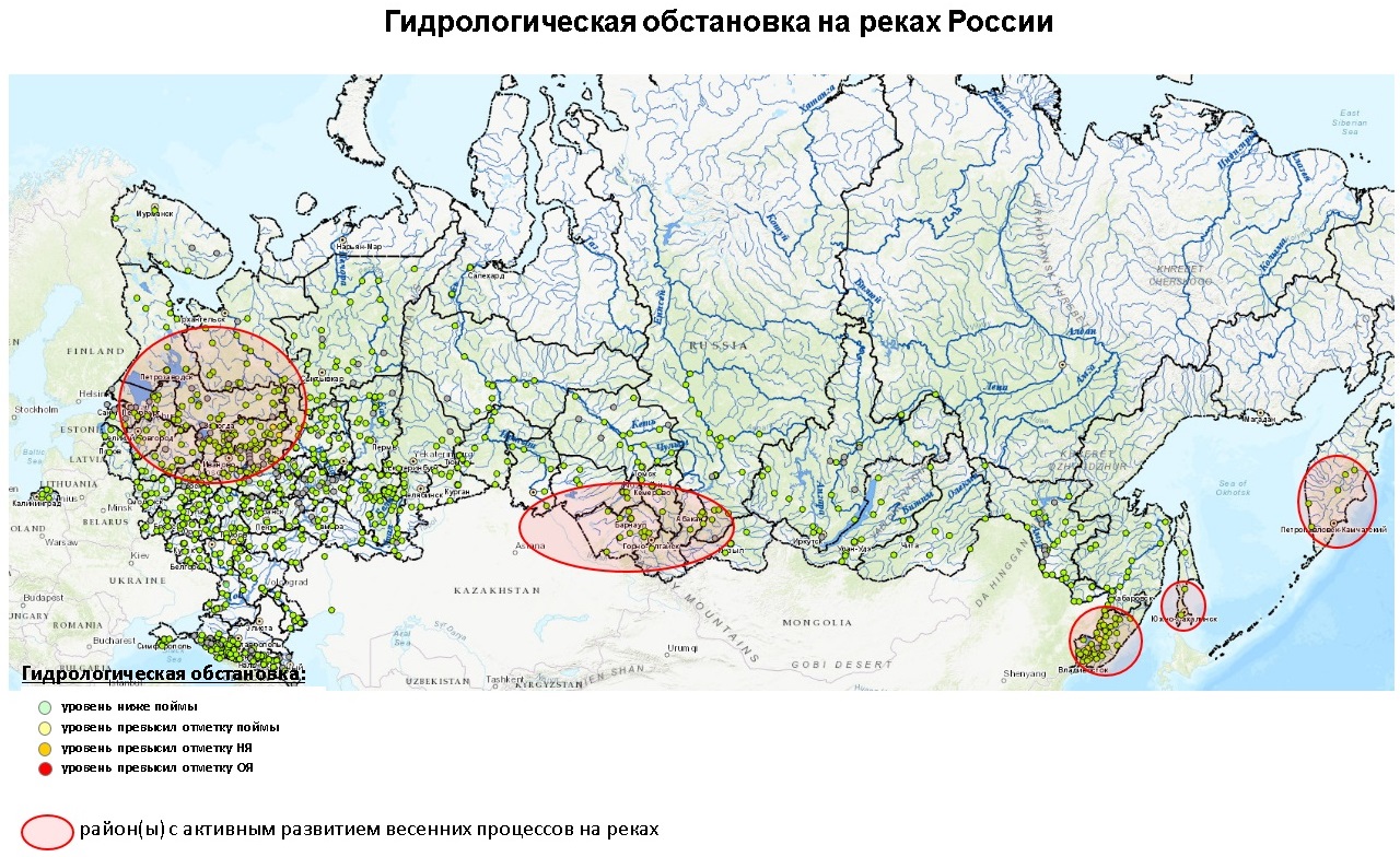 Карта воды россии омск