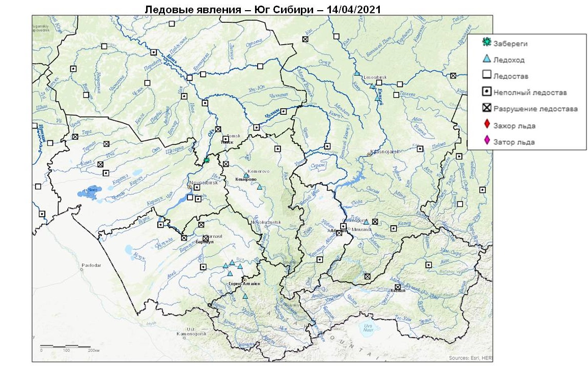 Карта озер и водохранилищ россии